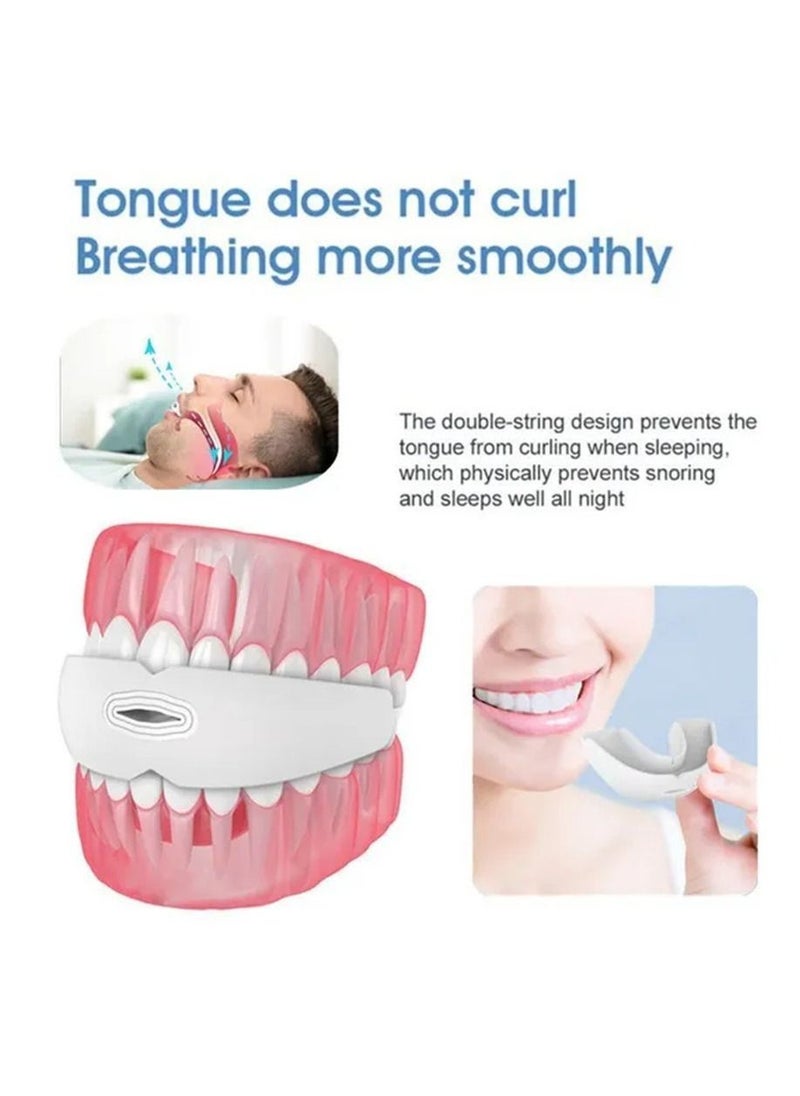 Generic - 2 Anti-snoring Braces for Apnea, Guarding Against Bruxism: Tray Sleeping Aid Mouthguard for Improved Sleep Quality and Prevention of Snoring - Effective Anti Snore Device for Enhancing Health and Care - Image 1