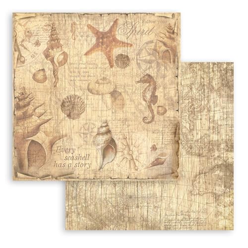 STAMPERIA ستامبيريا إنترناشيونال 12" × 12" ورق مزدوج الجوانب من ستامبيريا (10 في العبوة)، متعدد الألوان - Image 5