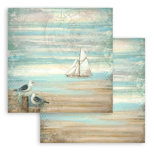 STAMPERIA ستامبيريا إنترناشيونال 12" × 12" ورق مزدوج الجوانب من ستامبيريا (10 في العبوة)، متعدد الألوان - Image 2