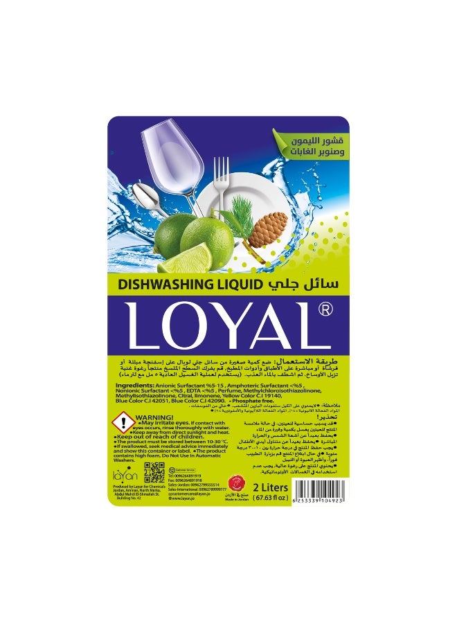 loyal سائل غسيل الصحون الأخضر 2000 مل - Image 5
