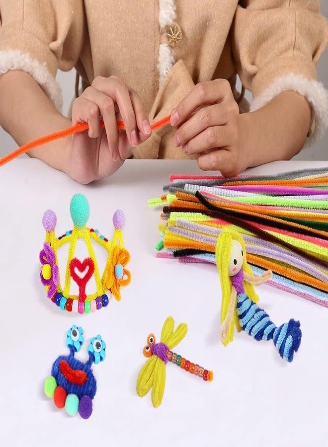 Prescent Present 100pc Multicolor Pipe Cleaner Art Craft Supplies DIY Projects Decoration and much more (Multicolor, 100pc) - Image 3