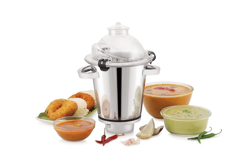 Expert Chef EXPERT CHEF Hotel Bahubali 2100w Commercial Steel Plating Mixer Grinder with 4 Jars for Hotels Restaurants Caterers and Heavy use HorecaVersatile Blending Grinding for Every Kitchen Need Silver  - Image 4