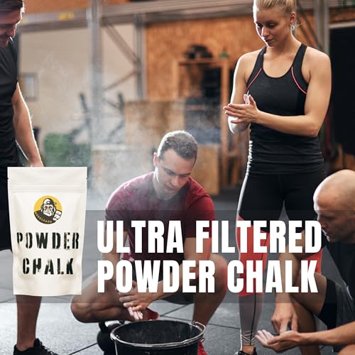Muscleape Chalk Powder for Superior Grip. 100gm Premium Non Dust Chalk for Weightlifting, Bodybuilding, Powerlifting, Calisthenics and Other Sports.Non Allergic. Makes Your Grip Dry & Strong. - Image 5