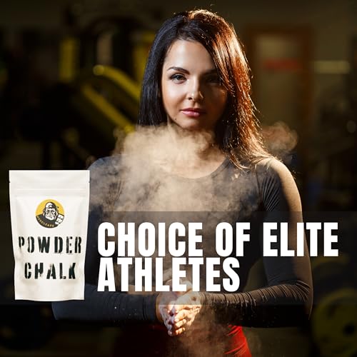 Muscleape Chalk Powder for Superior Grip. 100gm Premium Non Dust Chalk for Weightlifting, Bodybuilding, Powerlifting, Calisthenics and Other Sports.Non Allergic. Makes Your Grip Dry & Strong. - Image 4