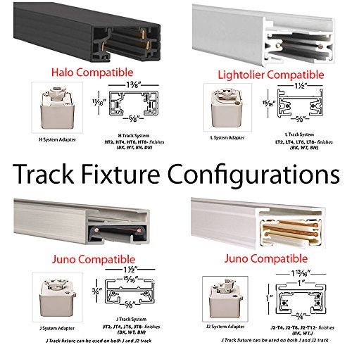 WAC Lighting, TK-730 Line Voltage Track Head in Black for J Track - Image 3