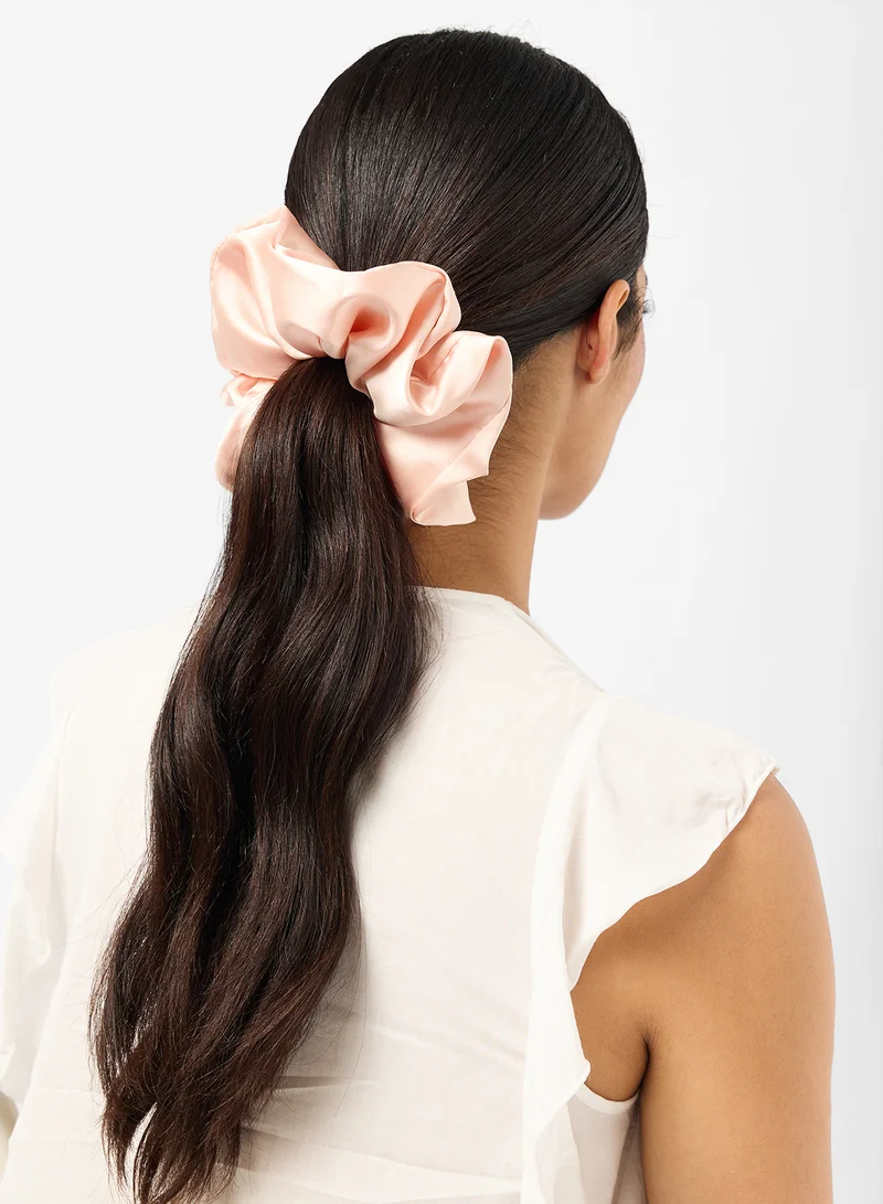 Ginger 2PK Satin Ruffle Scrunchie