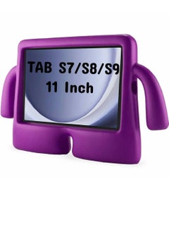 ZOOMEE For Samsung Galaxy Tab S7/S8/S9 11 Inch, iBuy Kids Case, Protective Shockproof Lightweight Stand Cover (Purple) 