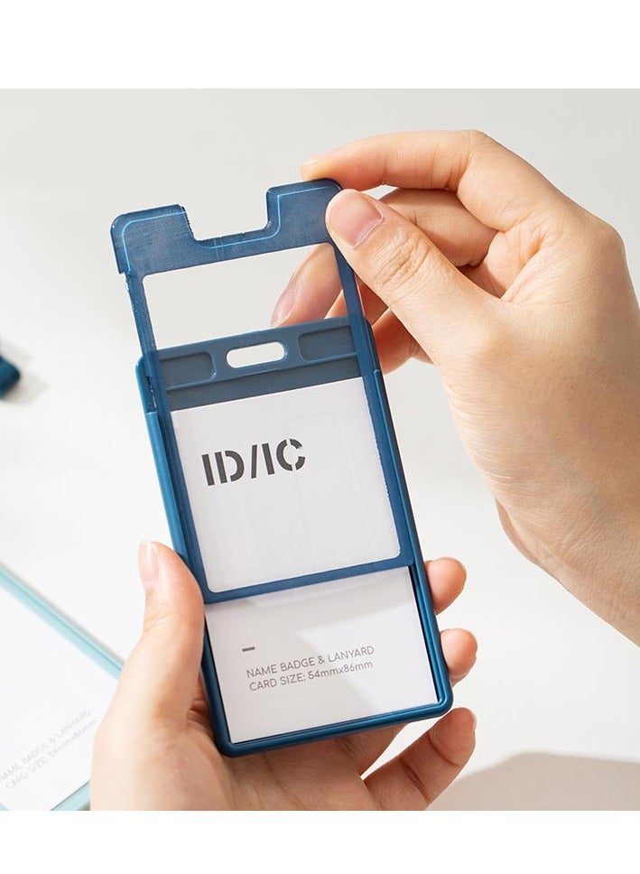 Deli 5-Piece Name Badge With Lanyard White - Image 4