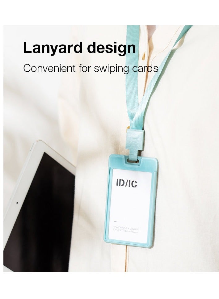 Deli 5-Piece Name Badge With Lanyard White - Image 3