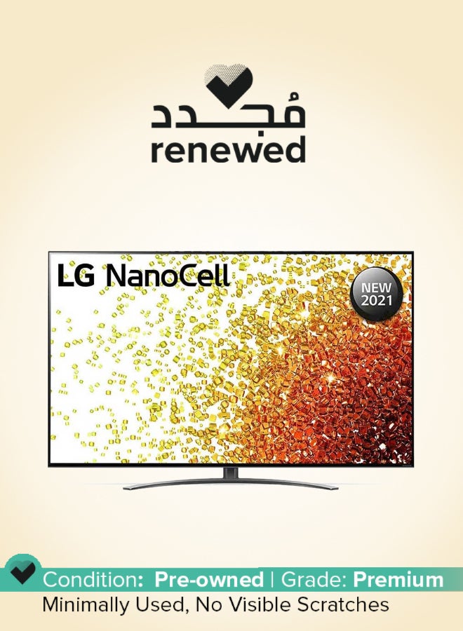 LG Renewed -  75" NanoCell Smart TV - 4K 75NANO91 Black - Image 1