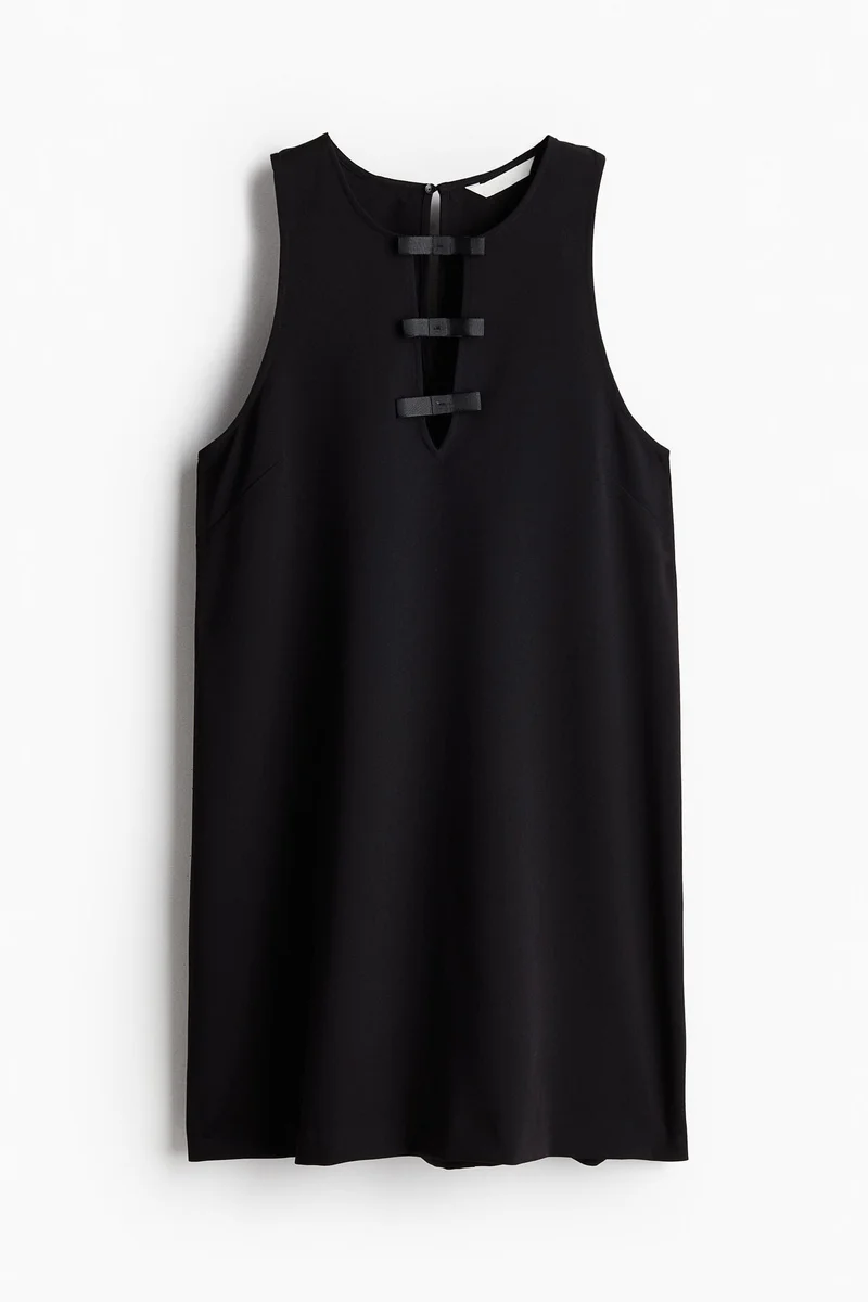 اتش اند ام Bow-Detail Dress