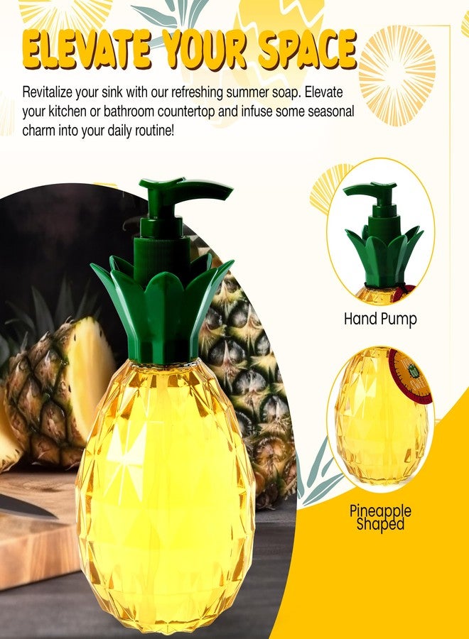Simple Pleasures Pineapple Soap Dispenser - Cute Hand and Dish Soap Dispenser for Kitchen and Bathroom Décor - Cool Liquid Soap Dispenser for Handwashing and Cleaning - Image 5