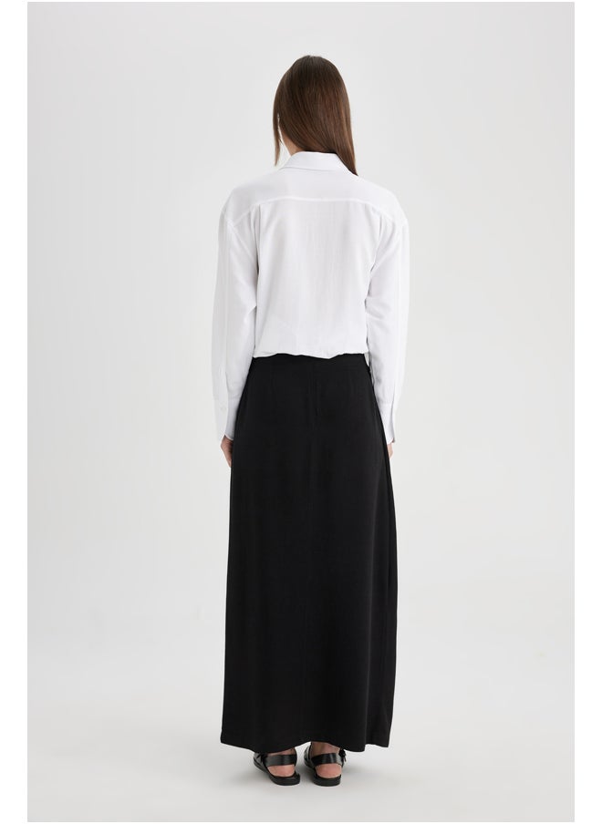 DeFacto Woman Anvelop Woven Skirt  - Image 4