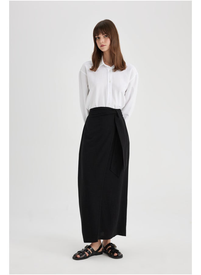 DeFacto Woman Anvelop Woven Skirt  - Image 5