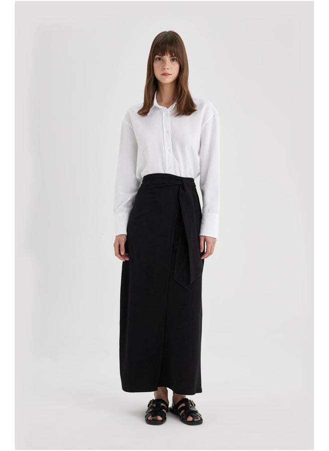 DeFacto Woman Anvelop Woven Skirt  - Image 1