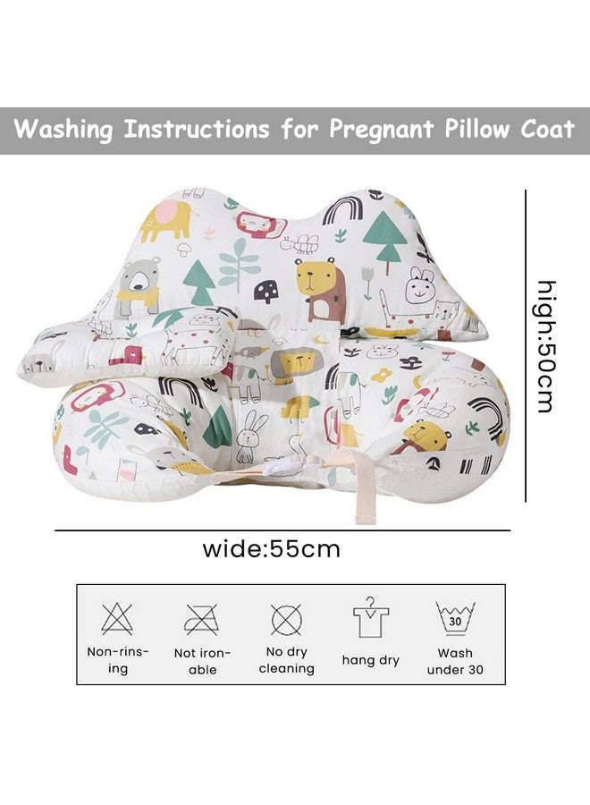 Snowie Soft Baby Feeding Pillow For Breastfeeding, Nursing Pillow With Infant Support Cushion, Multi-Purpose Nursing Pad With Removable Neck Belt For Mom Baby Skin Friendly, Fabric, Polyester;Cotton - Image 2