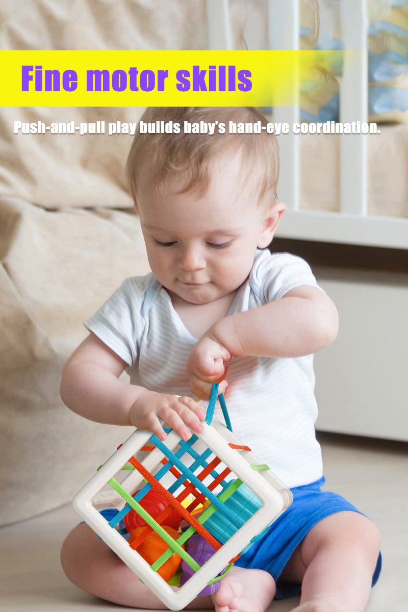 يو إل اتش واي سي لعبة الذكاء التعليمية لعبة الأشكال المثالية فارز مكعبات ناعمة مونتيسوري - Image 5