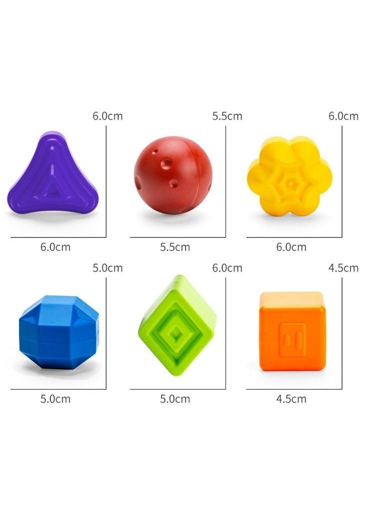 ULHYC Intelligence Educational Game Perfect Shapes Sorter Soft Cube Montessori Toy  - Image 4
