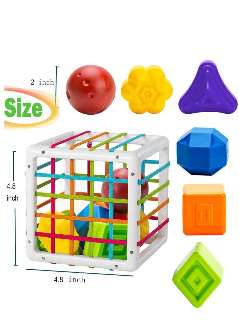 ULHYC Intelligence Educational Game Perfect Shapes Sorter Soft Cube Montessori Toy  - Image 3