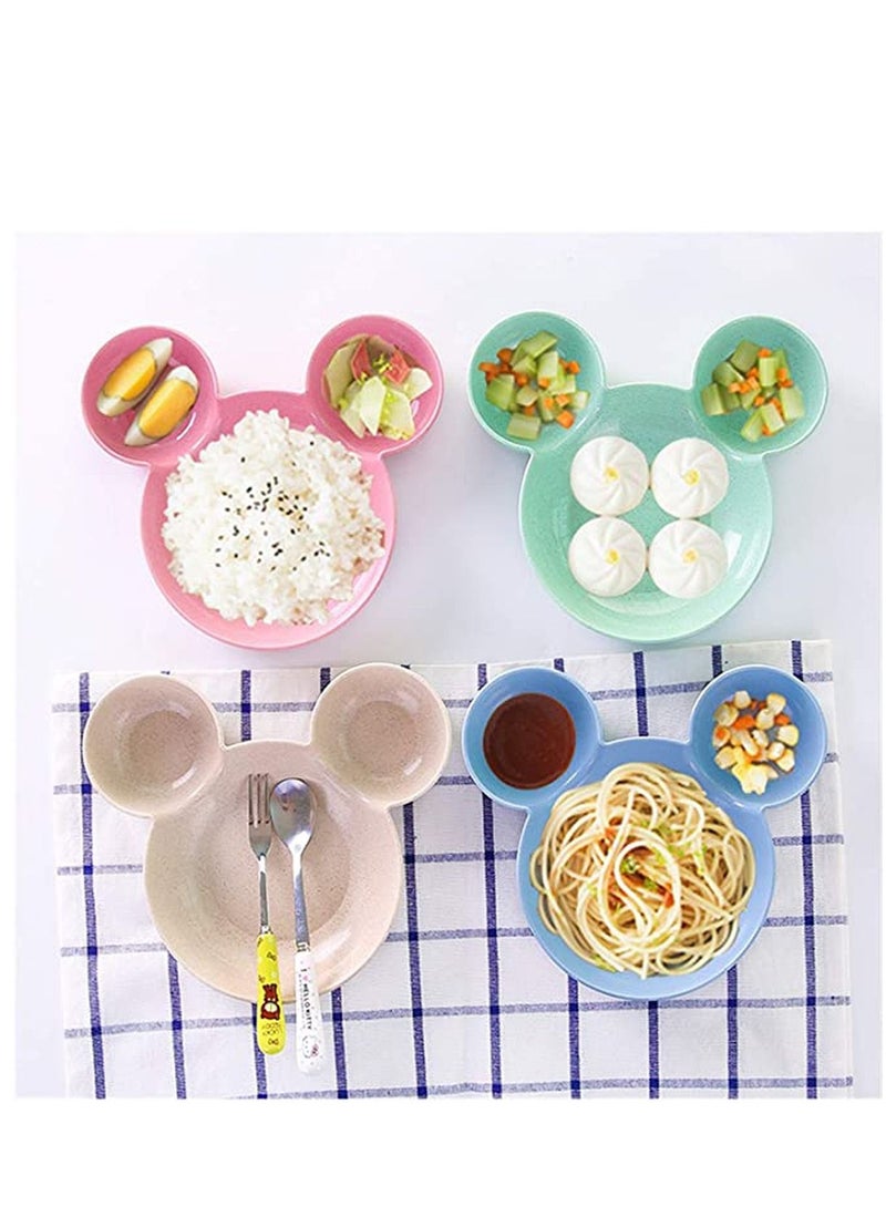 SYOSI Dinner plate Divided Dinner Plates Cartoon Kids Dishes Bowl Tray Tableware Feeding Children Dinnerware Kitchen Accessories - Image 3