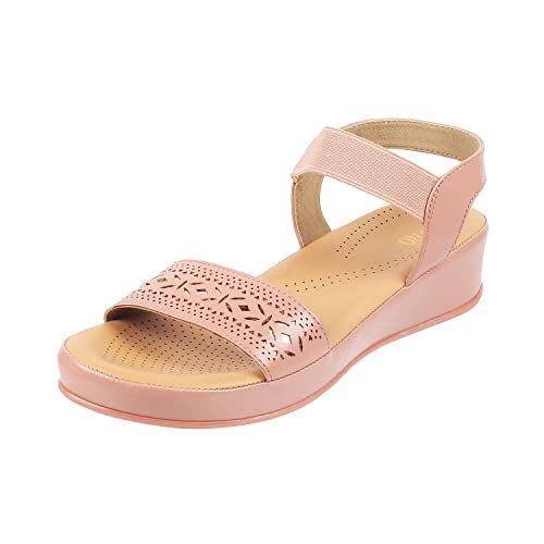 Metro Womens Synthetic Pink Comfort (Size (4 UK (37 EU)) - Image 1