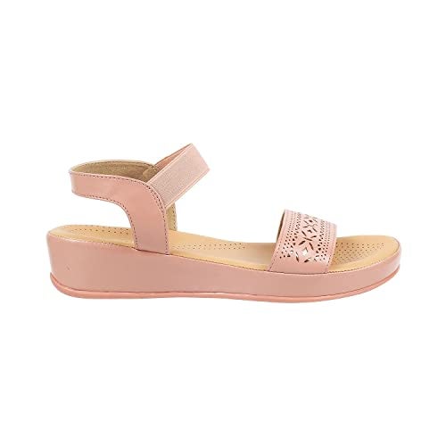 Metro Womens Synthetic Pink Comfort (Size (4 UK (37 EU)) - Image 3