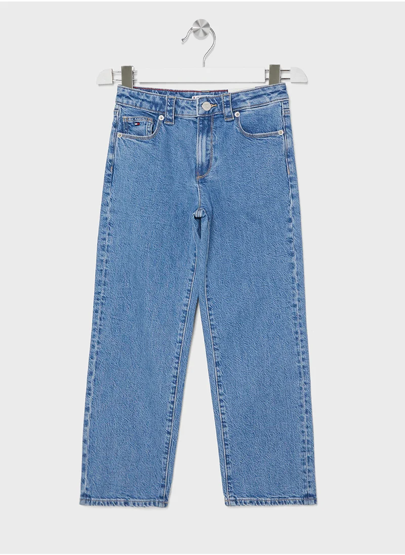 تومي هيلفيغر Youth Straight Fit Jeans