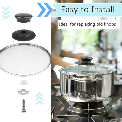 Olrada Pot Lid Handle Universal Cookware Lid Knob/Pot Lid Knob for Kitchen | 4Pcs - Image 2