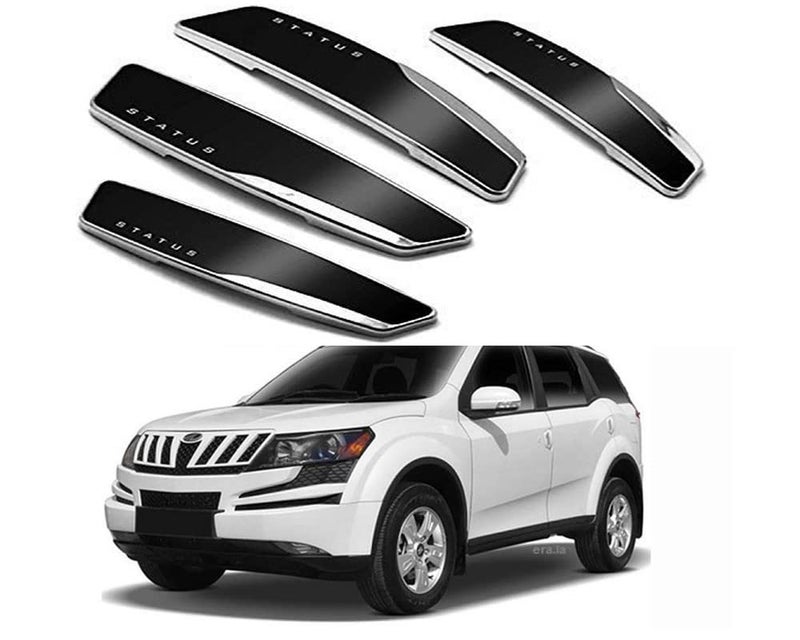 Auto E-Shopping Status Car Door Guard Edge Protector Black Color for XUV-500 Set of 4 Pieces - Image 1