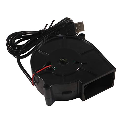 UMLIFE 75x30mm Blower Cooling Fan Turbine Centrifugal Fan 5V Brushless USB Fan Sleeve Bearing/Dual Ball Bearing 2 pin Computer Fan Multi Used(2PCS) - Image 5