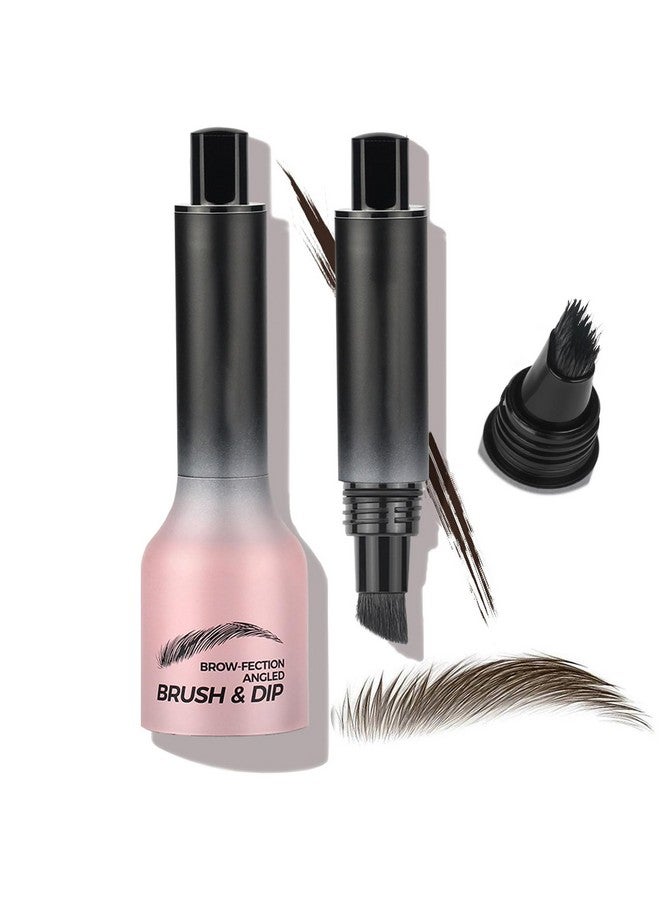 Peehss Revorie Brow-Fection Angled Brush & Dip Liquid Eyebrow Gel, Brow Lamination Tint & Powder Pen, Eyebrow Hair Stroke Brush, Wild Eyebrow Pencil Waterproof Long Lasting Quick Drying (#05 Espresso) - Image 1