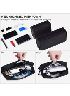Generic Universal Electronics Accessories Organizer, 2pack Portable Soft Carrying Storage Case Bag for Charger Usb Cables Memory Cards Earphone Flash Hard  - Image 2