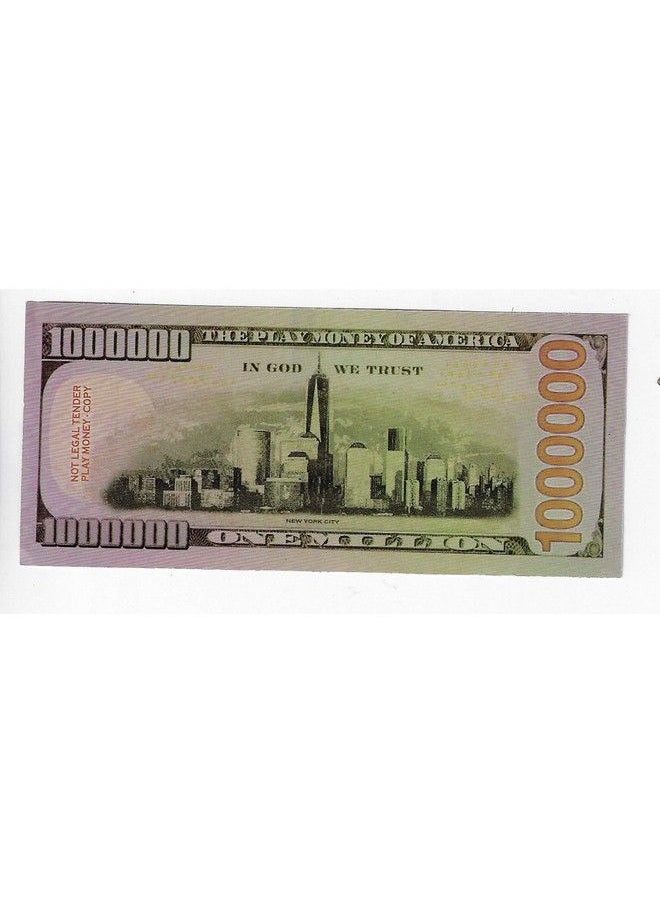 Generic - Copy Play Money 20 Pieces One Million Dollar Trump Bills 2Sided Fake Dollar Bill Kids Pretend Play Learning Money Props For Movies Plays Music Videos - Image 1