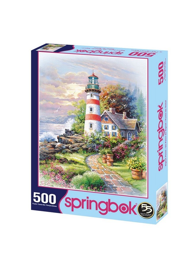 سبرينغبوك ألغاز سبرينغبوك - نقطة الإشارة - أحجية الصور المقطوعة من 500 قطعة - أحجية كبيرة مقاس 18 بوصة × 23.5 بوصة - صُنعت في الولايات المتحدة الأمريكية - قطع متشابكة فريدة القطع - Image 2