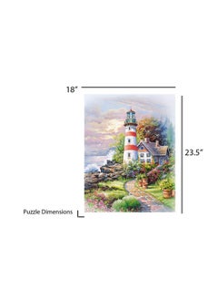 Springbok Springbok Puzzles - Signal Point - 500 Piece Jigsaw Puzzle - Large 18 Inches by 23.5 Inches Puzzle - Made in USA - Unique Cut Interlocking Pieces  - Image 4