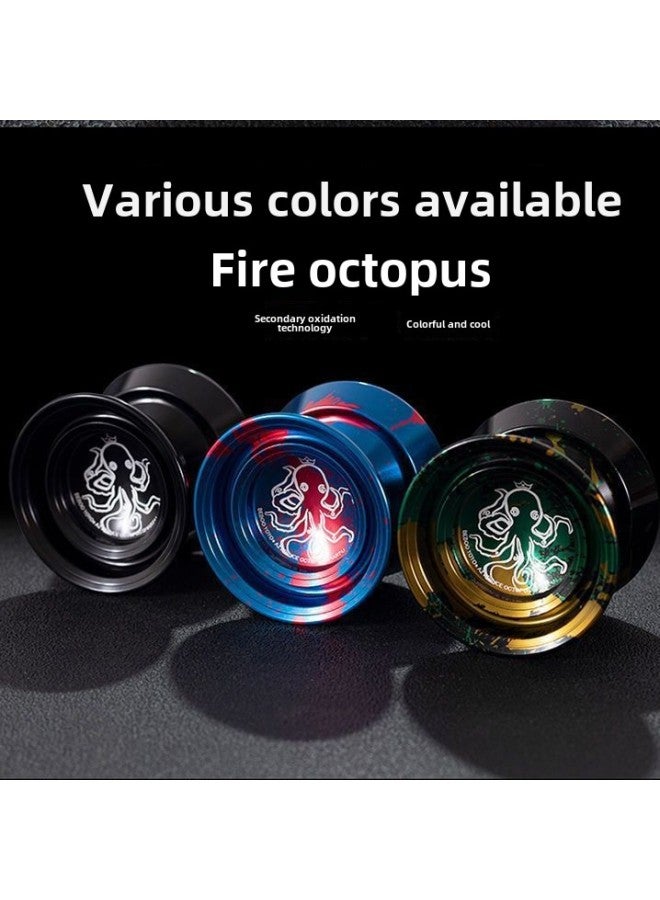 Yo-Yo Game Special Yo-Yo Professional Firepower Junior King Senior Professional Children Sleep-Color:Coffee Cat Black-Specifications:Yo-yo + 10 Ropes  - Image 3