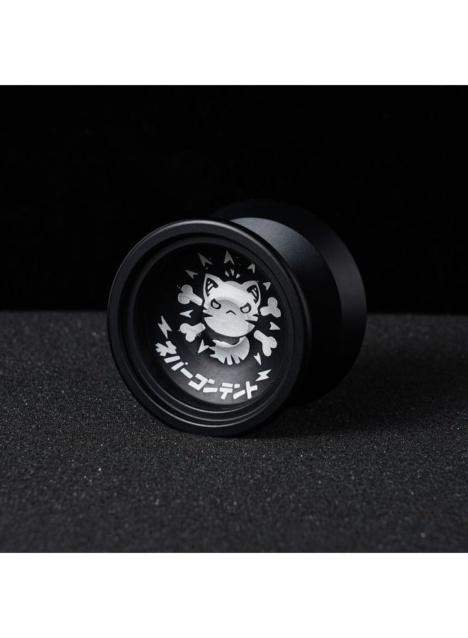 Yo-Yo Game Special Yo-Yo Professional Firepower Junior King Senior Professional Children Sleep-Color:Coffee Cat Black-Specifications:Yo-yo + 10 Ropes  - Image 1