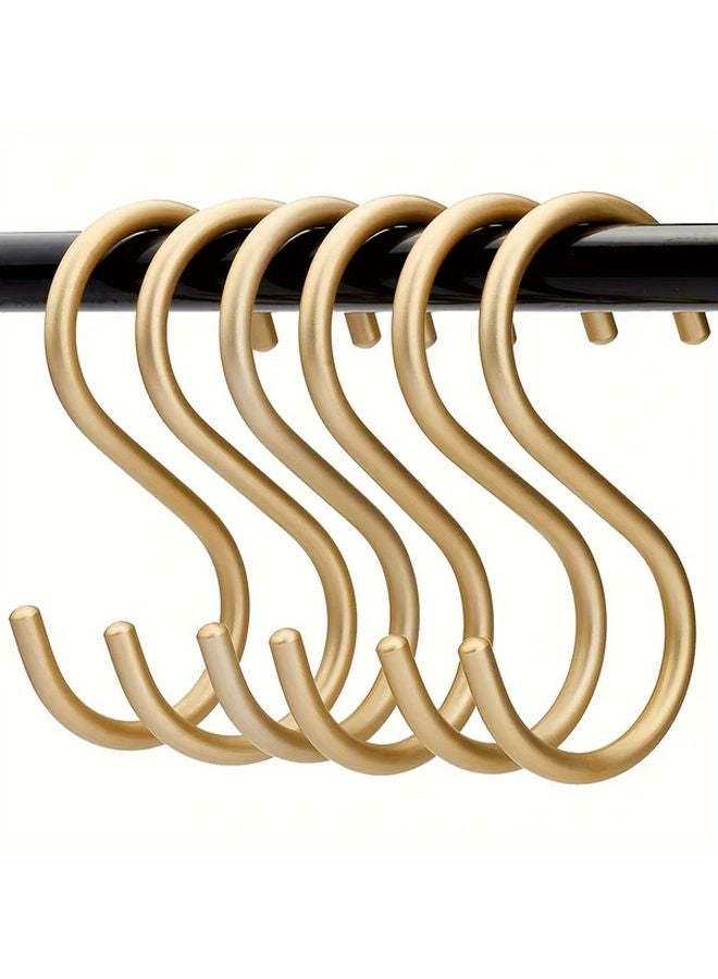 10Pcs S Shaped Wall Mount Hooks Heavy Duty Aluminum Alloy Multi Purpose Storage - Image 2