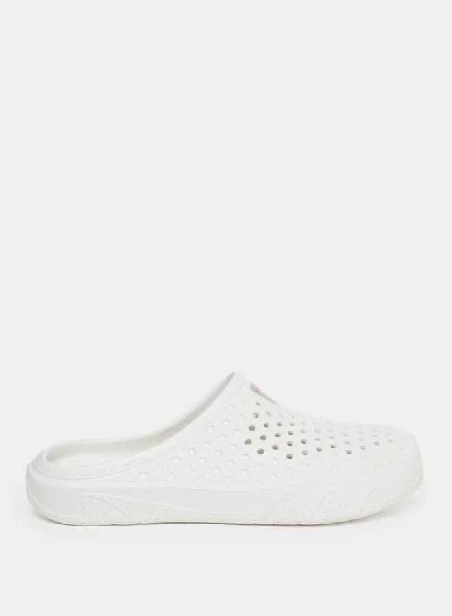 تايك تو Take Two Vamp Perforated Solid Slippers