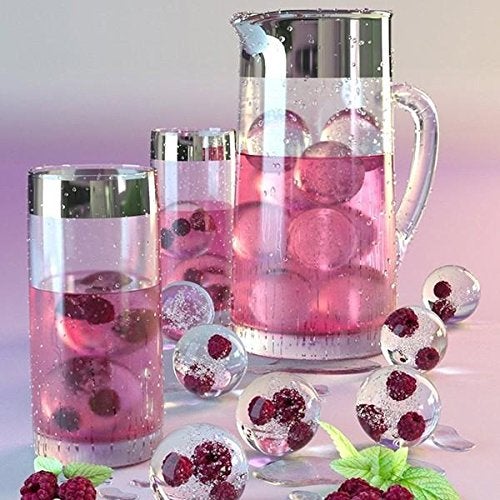 Iktu Ice Ball Maker, Large 2" Silicone Ice Ball Mold, Creates 8 Large 2 Inch Ice Cube Spheres - 2 Trays, 4 Balls Each - Image 3