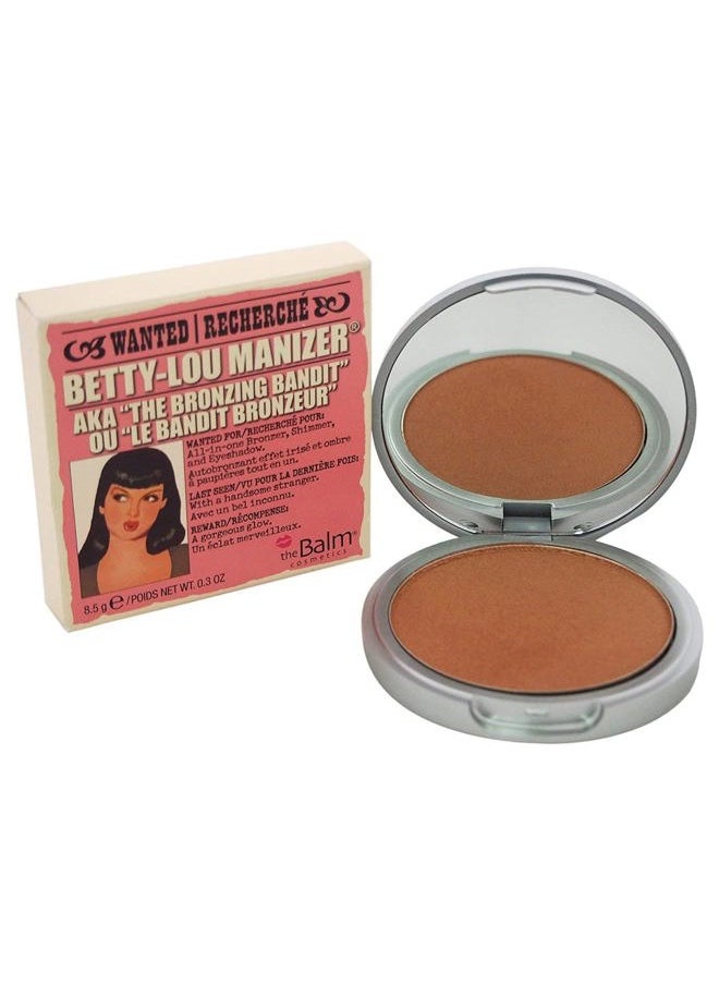 theBalm - , Manizer Beauty Kit, Translucent Pressed Matte Shimmer Mary Skincare Cheeks Face Powder Lightweight Palette Makeup for Women - Betty Lou - Image 1