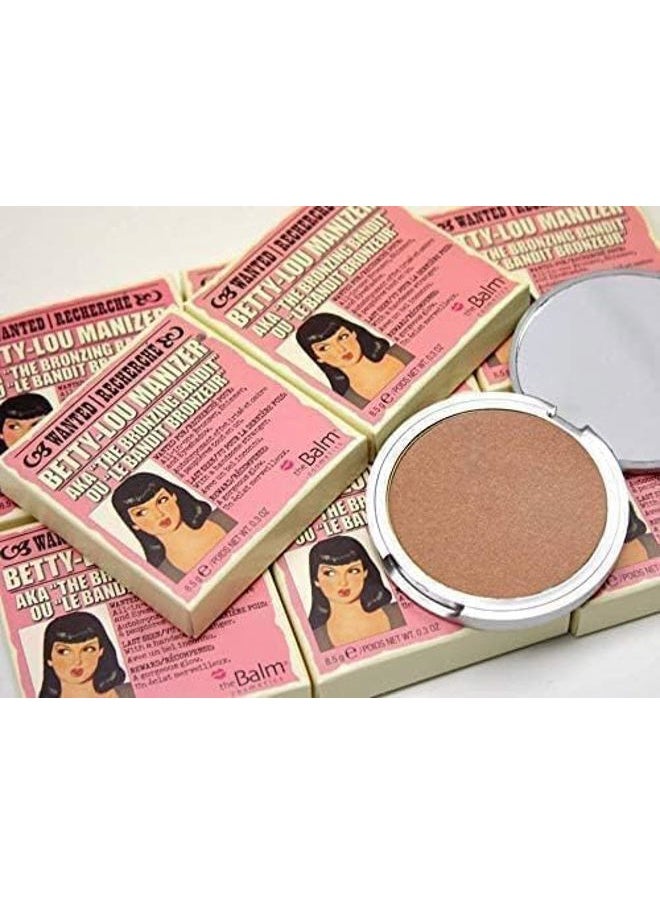 theBalm - , Manizer Beauty Kit, Translucent Pressed Matte Shimmer Mary Skincare Cheeks Face Powder Lightweight Palette Makeup for Women - Betty Lou - Image 1