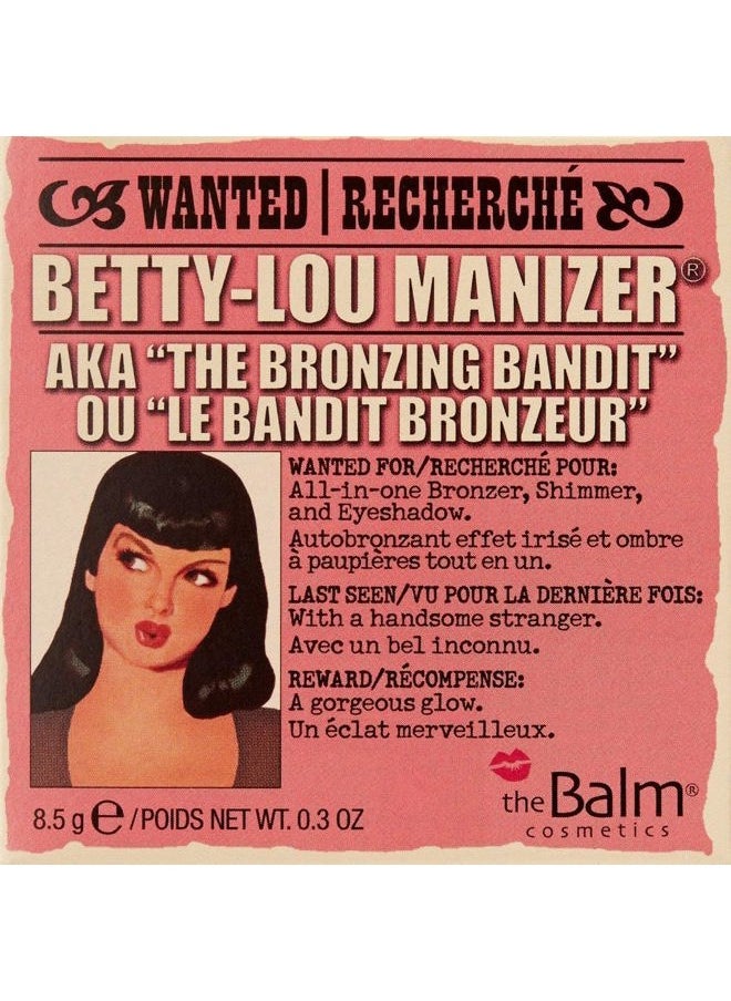 theBalm - , Manizer Beauty Kit, Translucent Pressed Matte Shimmer Mary Skincare Cheeks Face Powder Lightweight Palette Makeup for Women - Betty Lou - Image 1