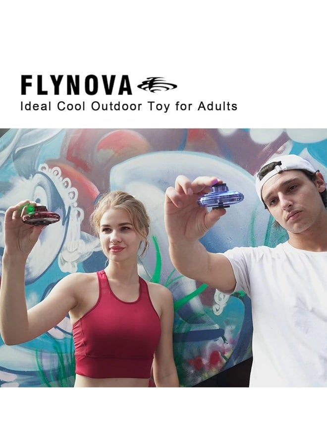 FLYNOVA FLYNOVA Drone Toys,Mini UFO Fidget Spinner with Lights,Interactive Flying Ball for Autism Stress Relief,Stocking Stuffers for Boys Girls Teens, Cool Stuff for Birthdy Party - Image 3