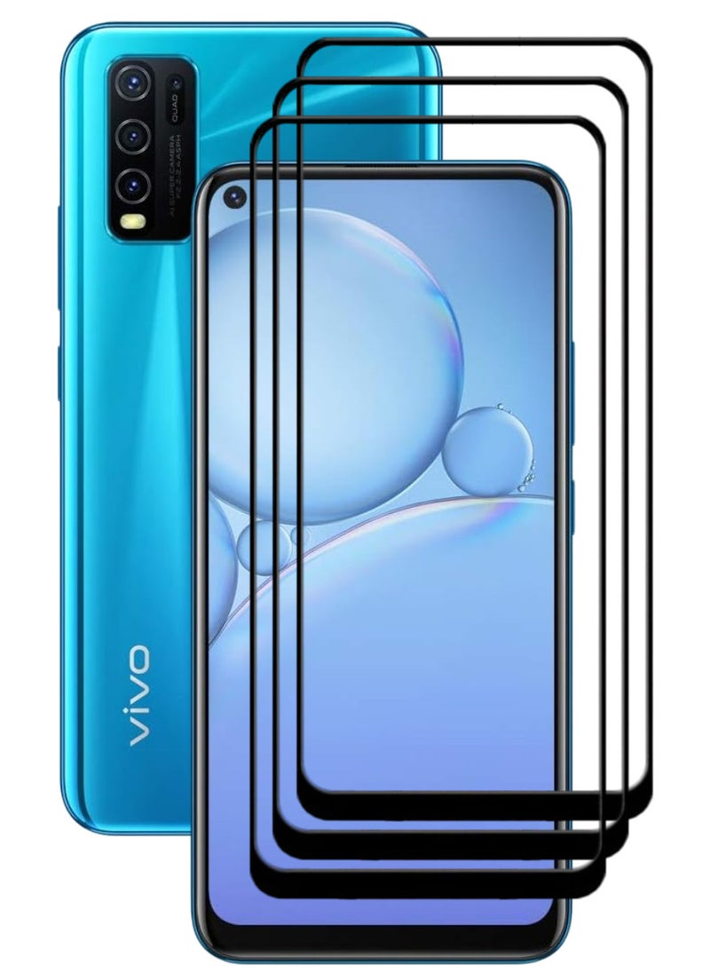 ACLIX 3 Pieces Antistatic ESD Dustproof Premium Quality High Definition Tempered Glass Screen Protector Designed For vivo Y30 - Image 1