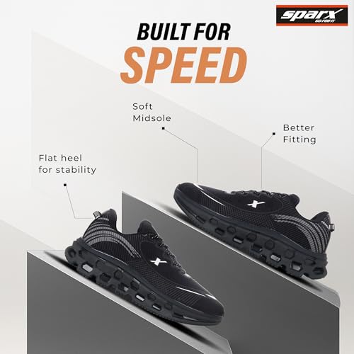 SPARX Sports SM-9079 Black for Men - Image 5