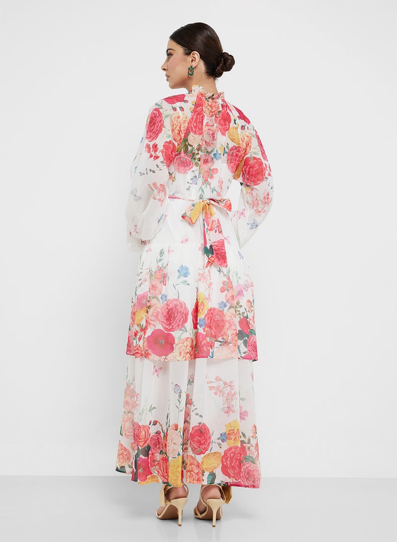Khizana Floral Print Maxi Dress - Image 2