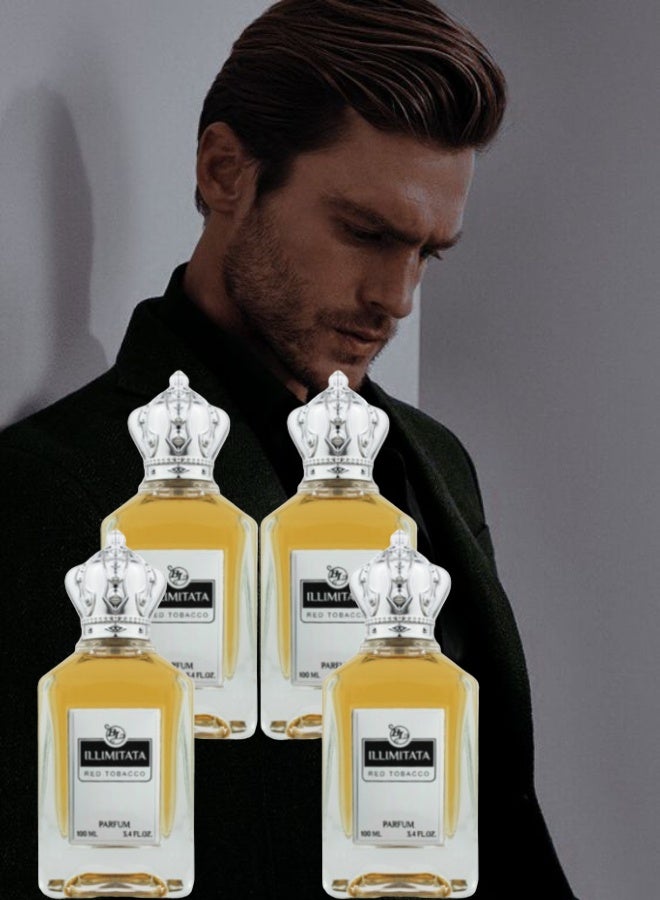 بي إل 4 قطع عطر إليميتاتا ريد توباكو 100مل - Image 1