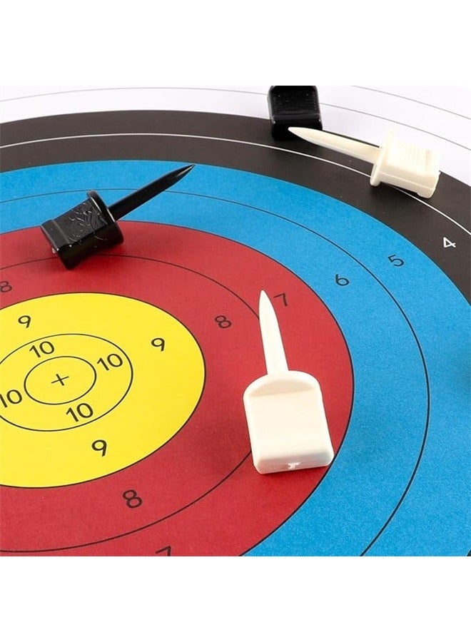 yongsheng 20-Piece Archery Arrow Target Paper Dartboard Set 40 x 40cm， Standard Archery Paper Targets - 10 Ring Bow - Hunting Archery Accessories for Target Practice  - Image 4