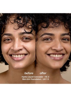 Ruby's Organics Hydra Liquid Concealer ; Lightweight Hydrating Creamy Finish Buildable; Natural Organic Makeup Parabenfree 100% Vegan For Dark Circles ; Shade Hc 3 6.5 Ml  - Image 5